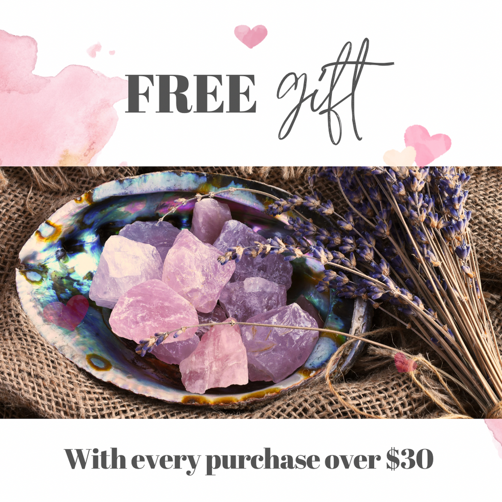 Spend over $30 and receive a FREE GIFT