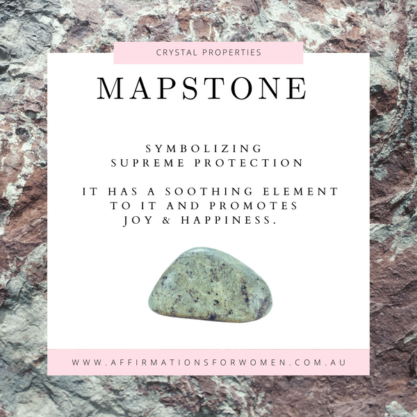 Mapstone Jasper Gem Crystal Bracelet - Supreme Protection, soothing