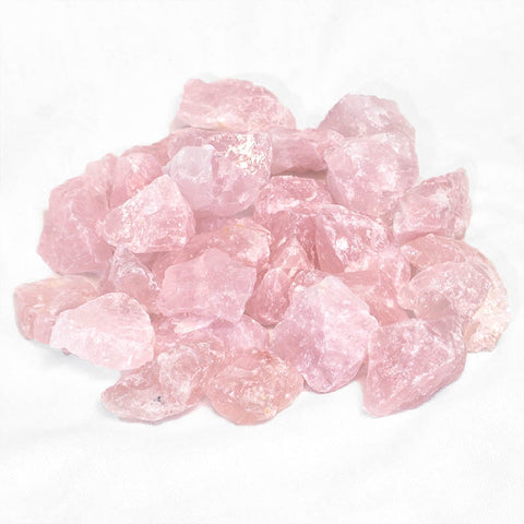 Raw Rose Quartz Gemstone crystal stones